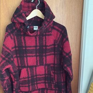 PINK Victoria's Secret Red and Black Fleece